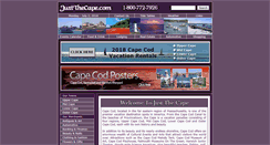 Desktop Screenshot of justthecape.com