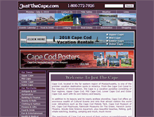 Tablet Screenshot of justthecape.com